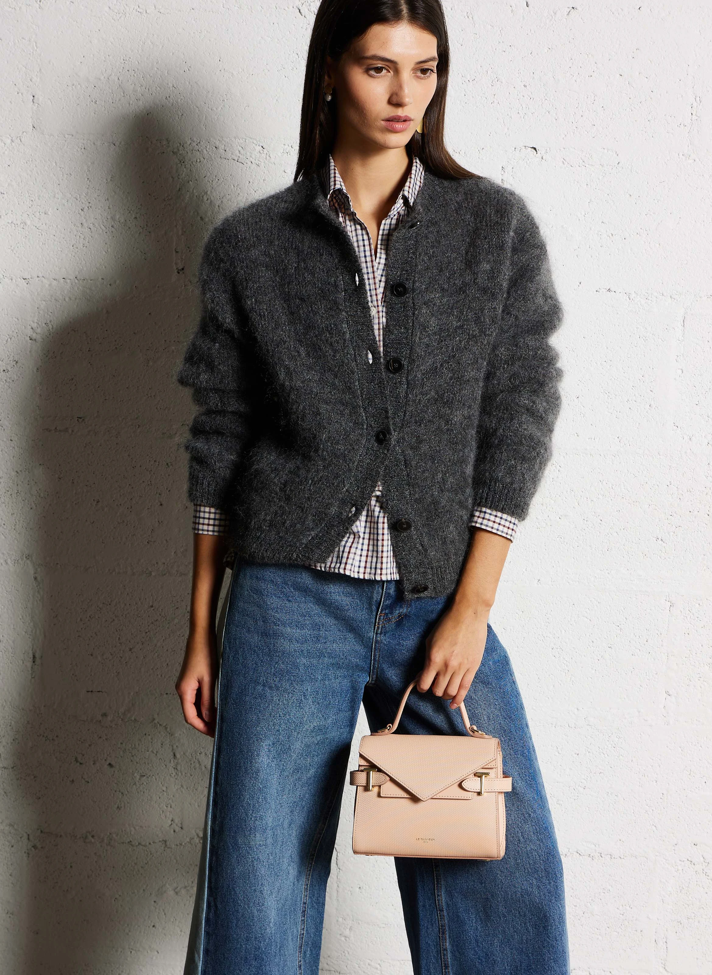 EMILIE - Sac à main en cuir | Rose