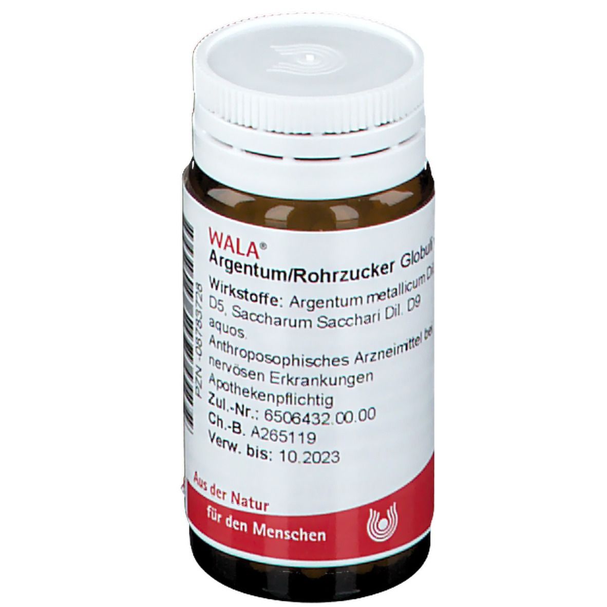 WALA® ARGENTUM/ROHRZUCKER Globuli