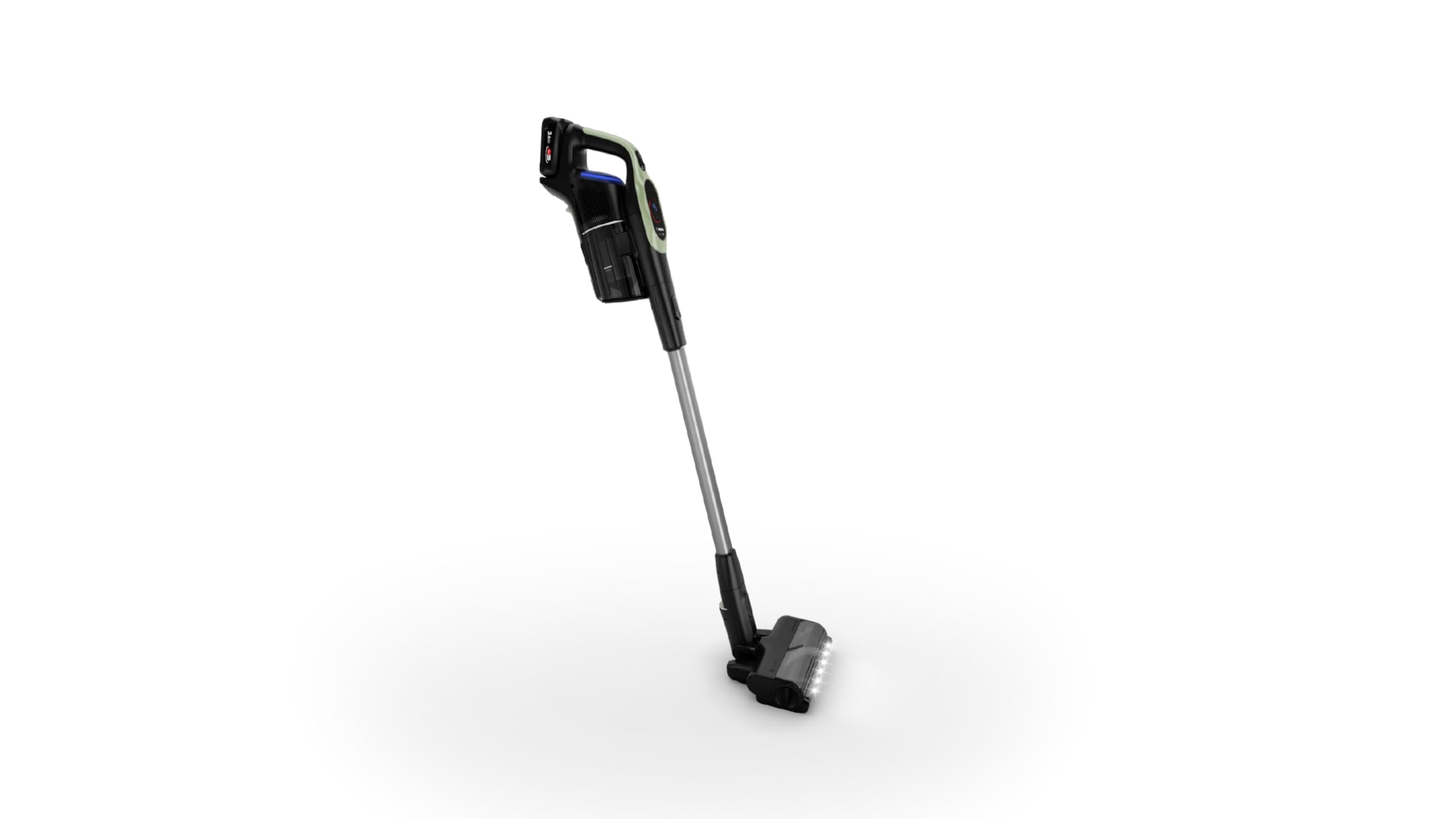 Bosch, aspirateur Balai sans Fil, Unlimited 9, Batterie 3.0 Ah, Technologie MicroClean, bac à poussières Facile à Vider, éclairage LED, Vert, BBS921TB