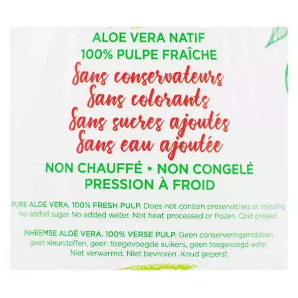 Suco de Aloe Vera MKL Green Nature para beber 1L