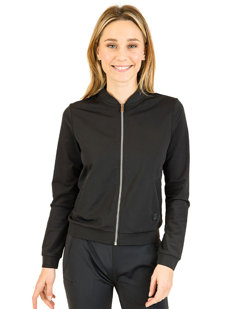 HBT BASICS ESSENTIELS | KIMY BLOUSON UNI BLOUSON FEMME NOIR/NOIR