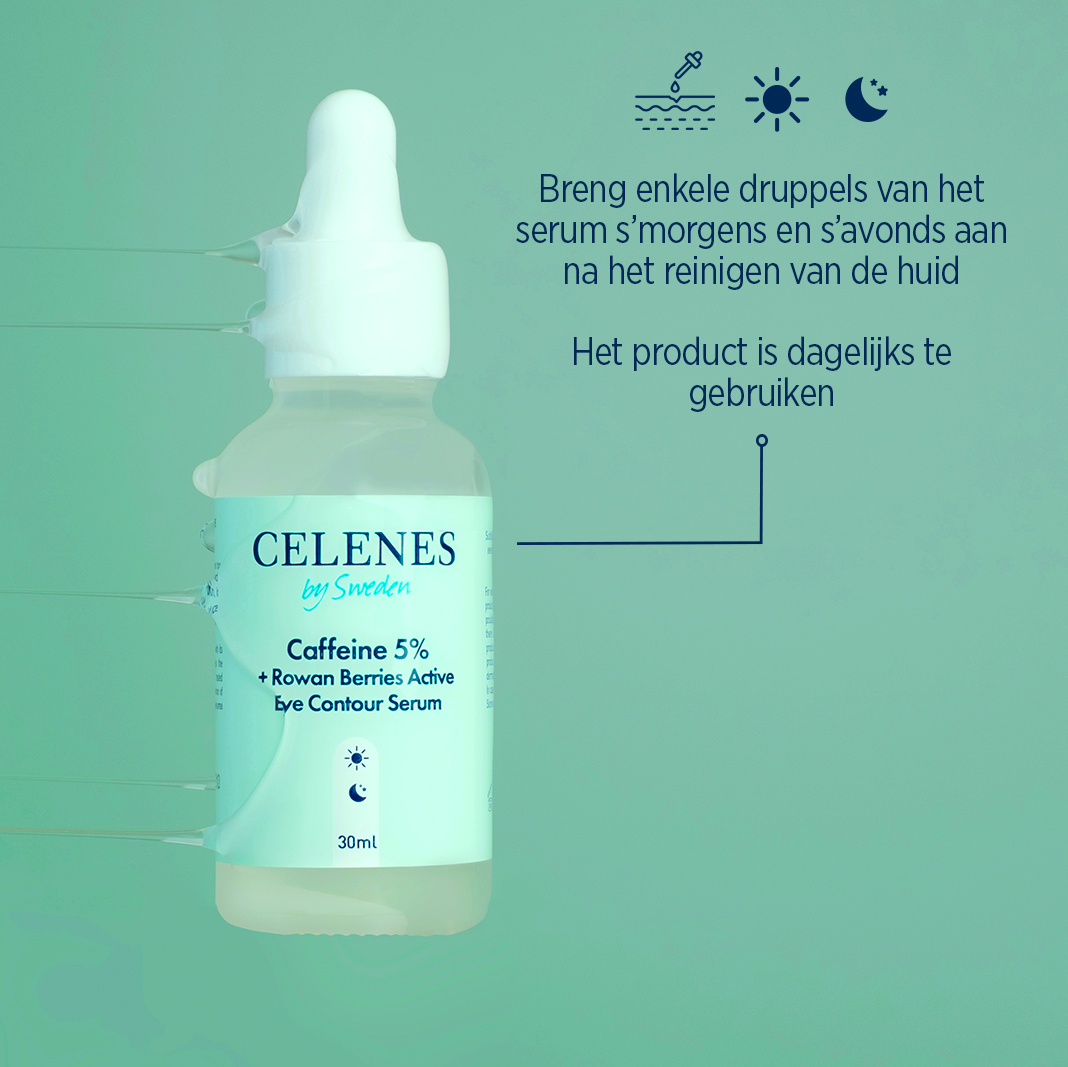 Celenes Cafeine 5% + rowan berries serum (30 ml)