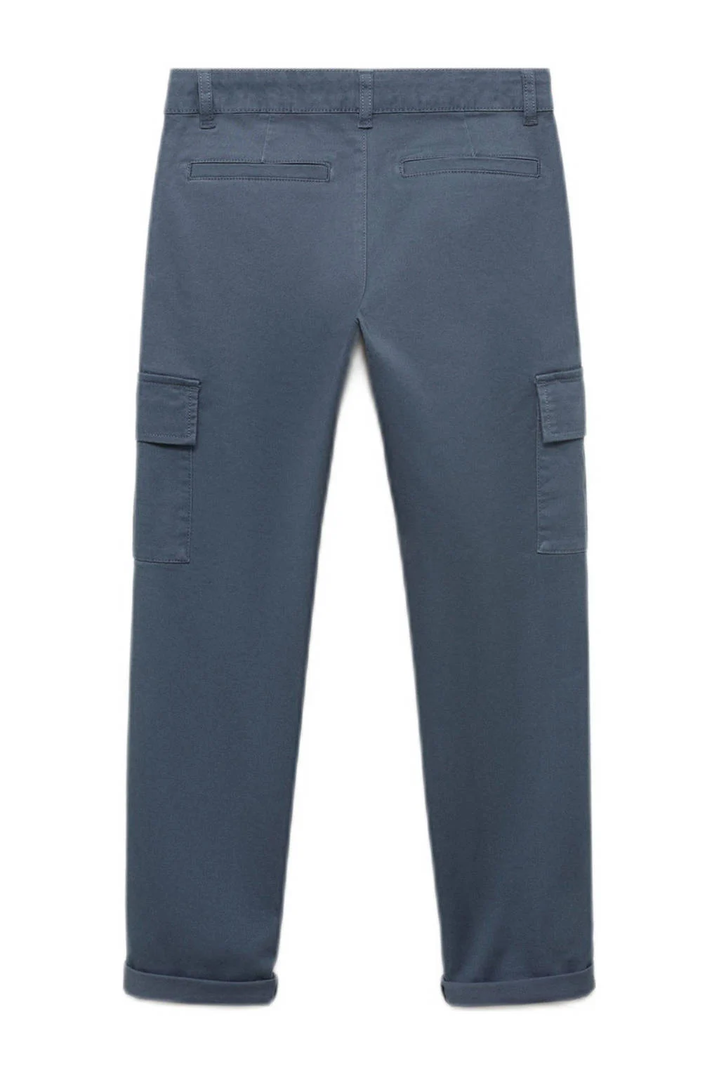 Mango Kids regular cargo broek blauw