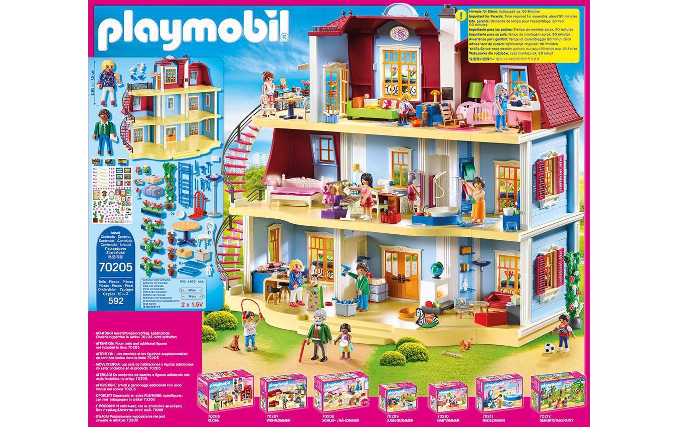 Playmobil® Spielbausteine »Dollhouse Mein Grosses Puppenhaus 70205«