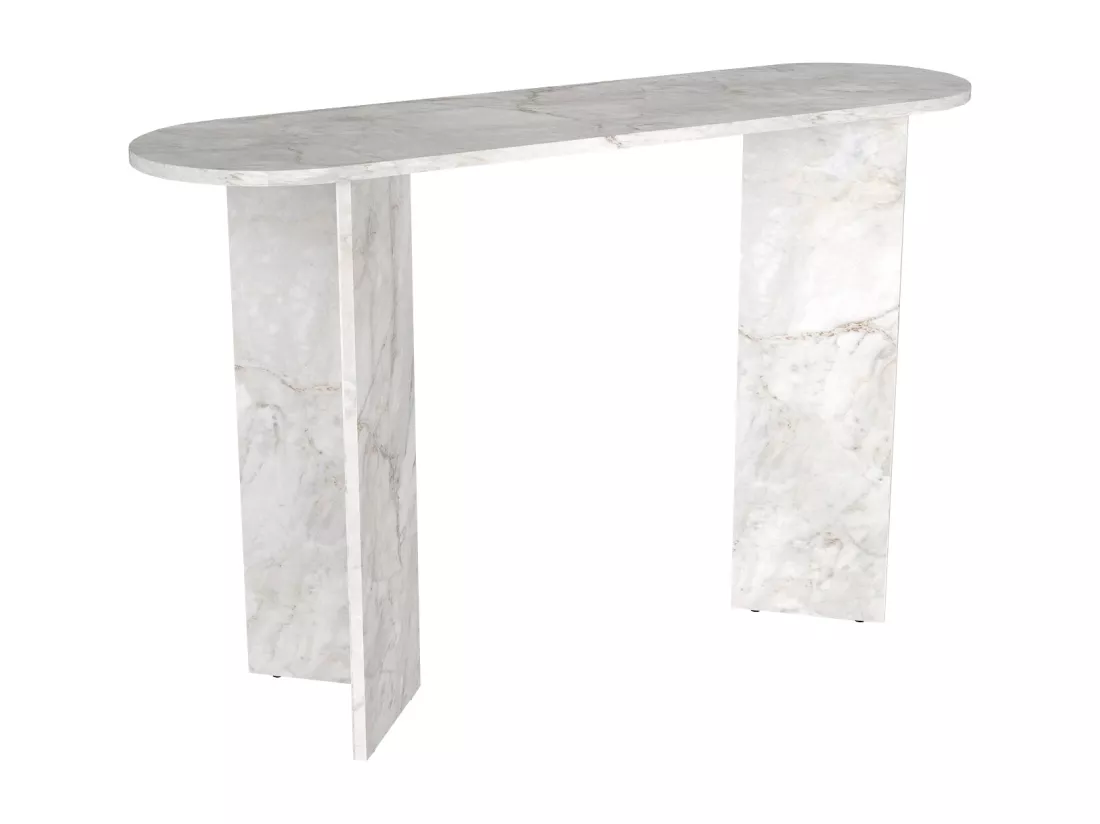 Console - Effet marbre blanc - TOPANIA