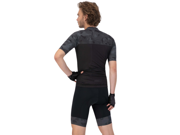 Rogelli Camo Cykeltrøje, Black/Grey