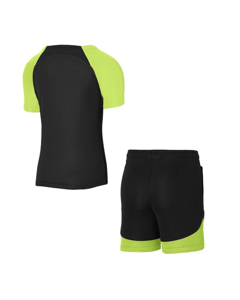 Ensemble maillot et short Nike Academy Pro Noir & Jaune Fluo pour enfant