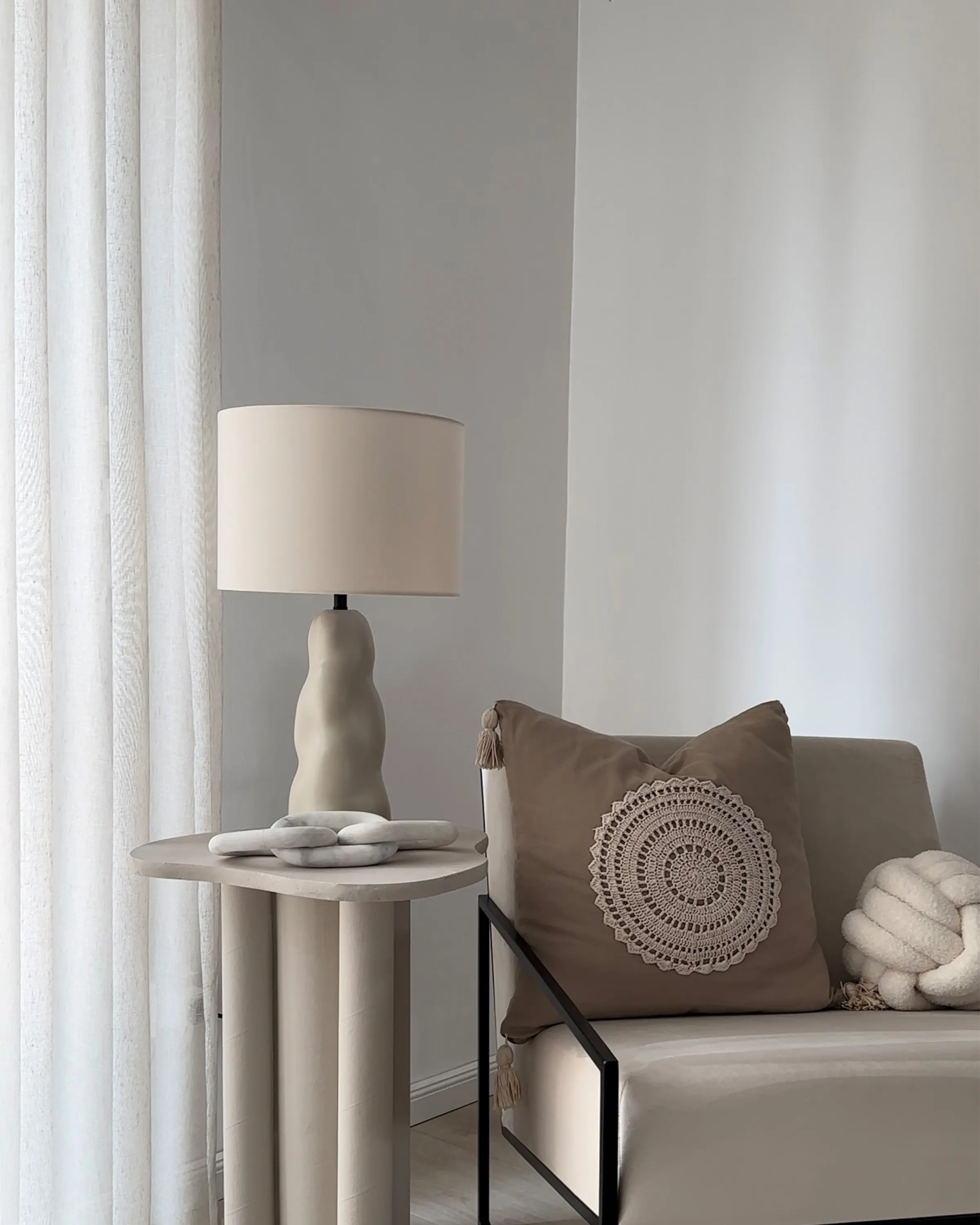 Tafellamp VILAR Keramiek Beige