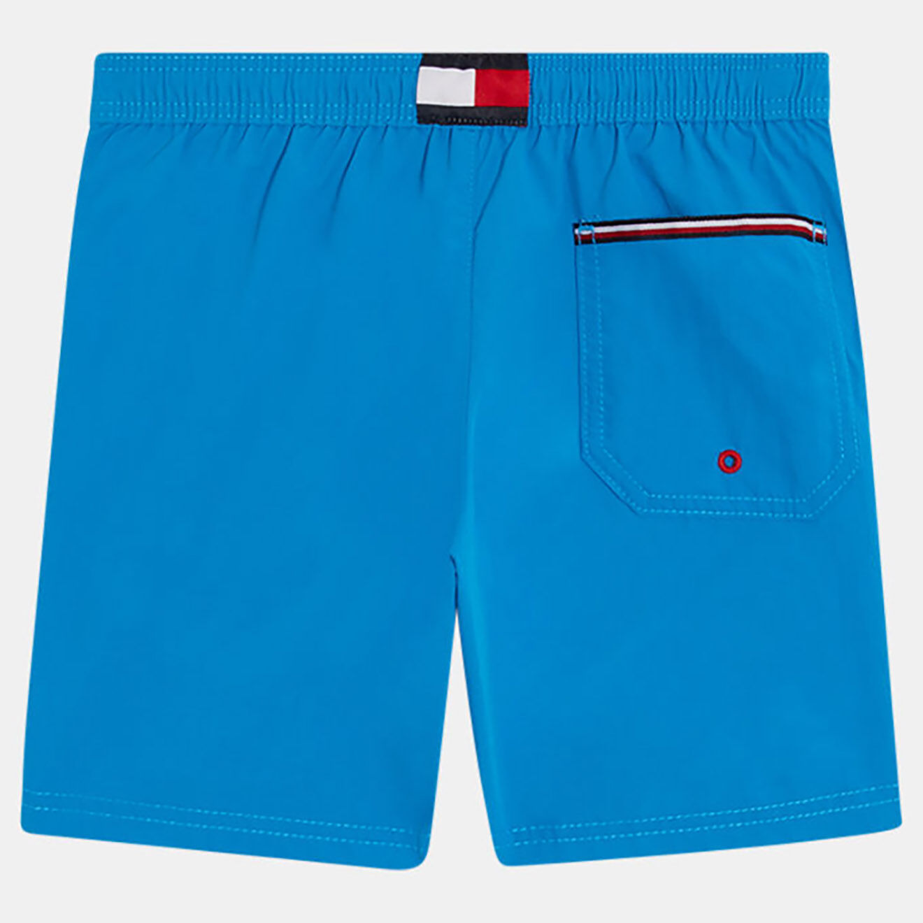 Tommy Hilfiger Short de bain uni logo bleu