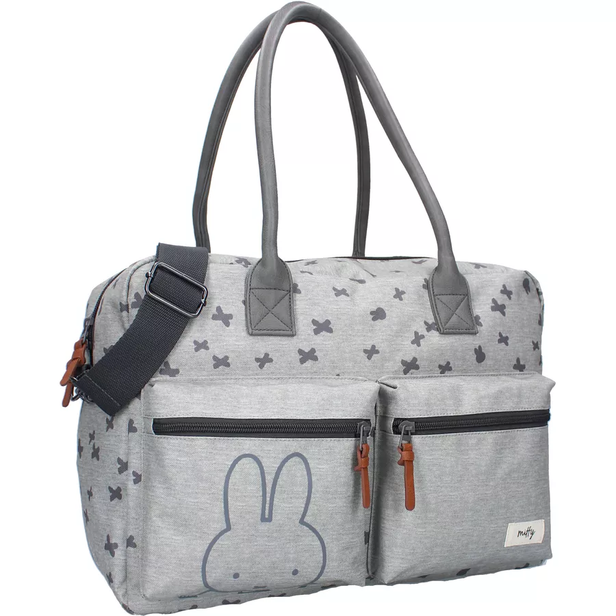 Kidzroom Wickeltasche Miffy Chase Your Dreams Grey