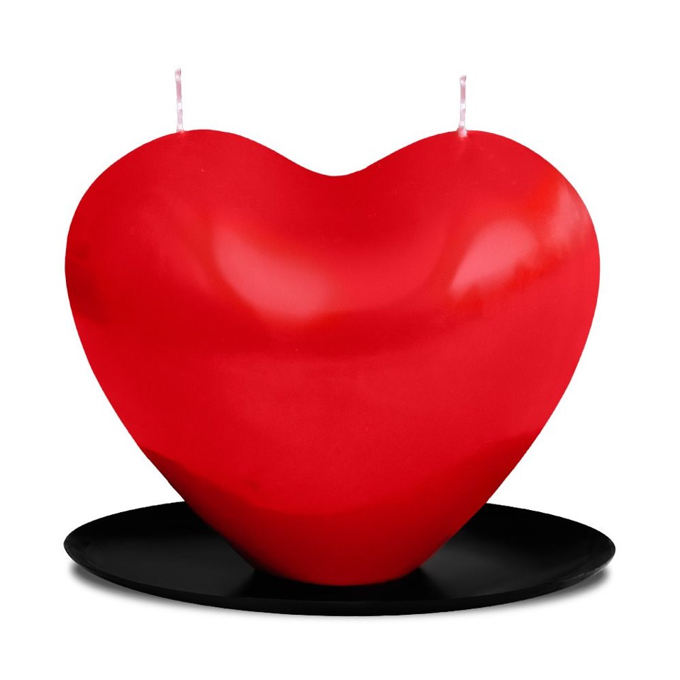 Melting Heart Candle