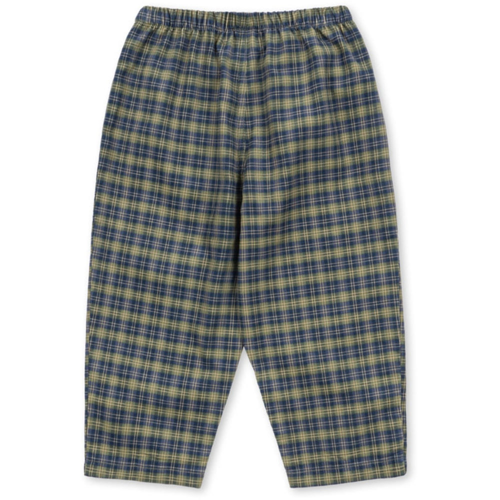 Køb Konges Sløjd Laurel Blue Check Cara Bukser GOTS
