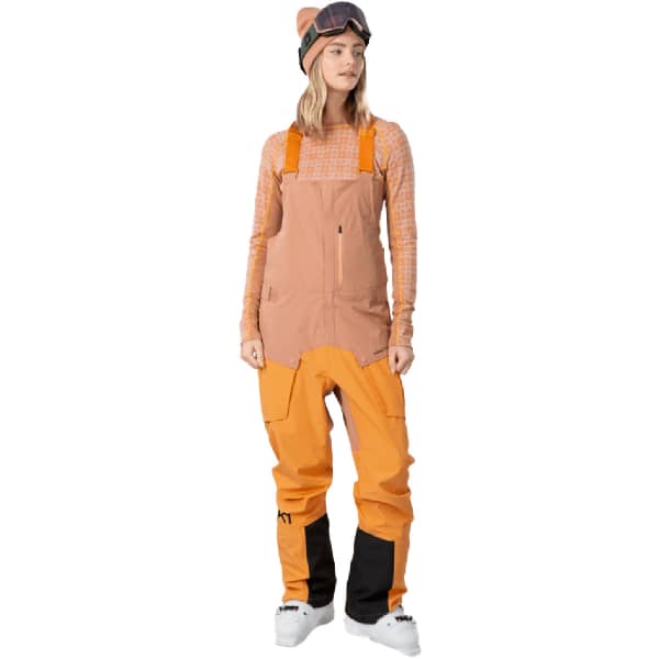 Pantalon de ski KARI TRAA JOHANNE BIB LIGHT ORANGE