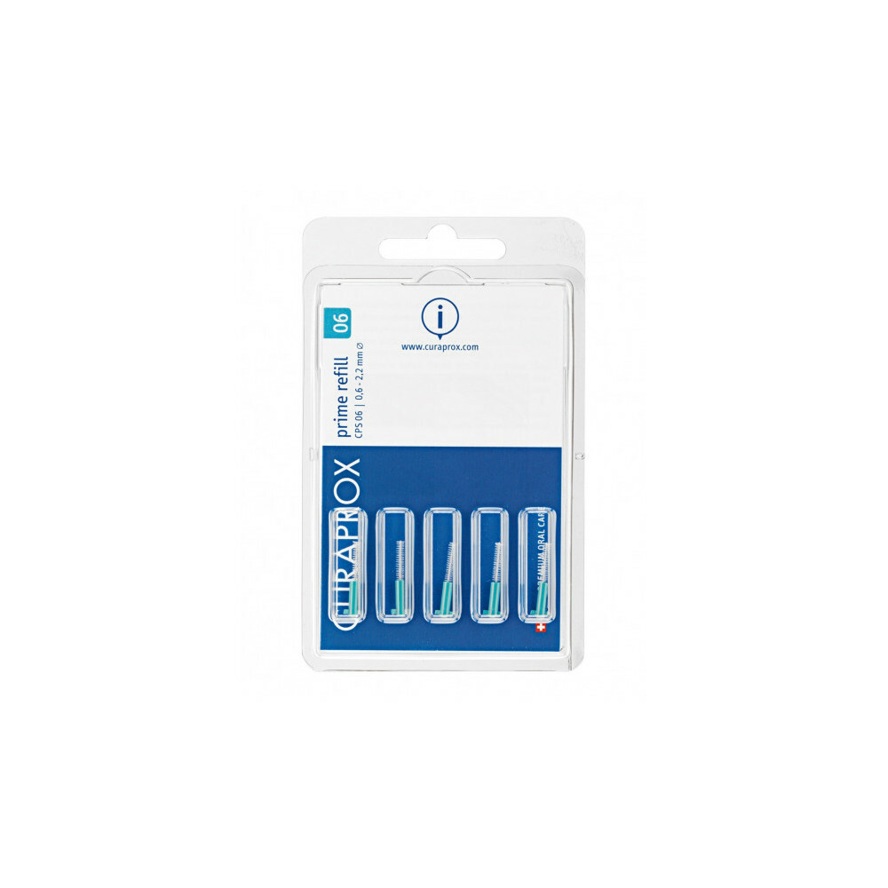 Curaprox Interdentaal Rager Refill Prime Turqoise - 2,2 mm5 stuks
