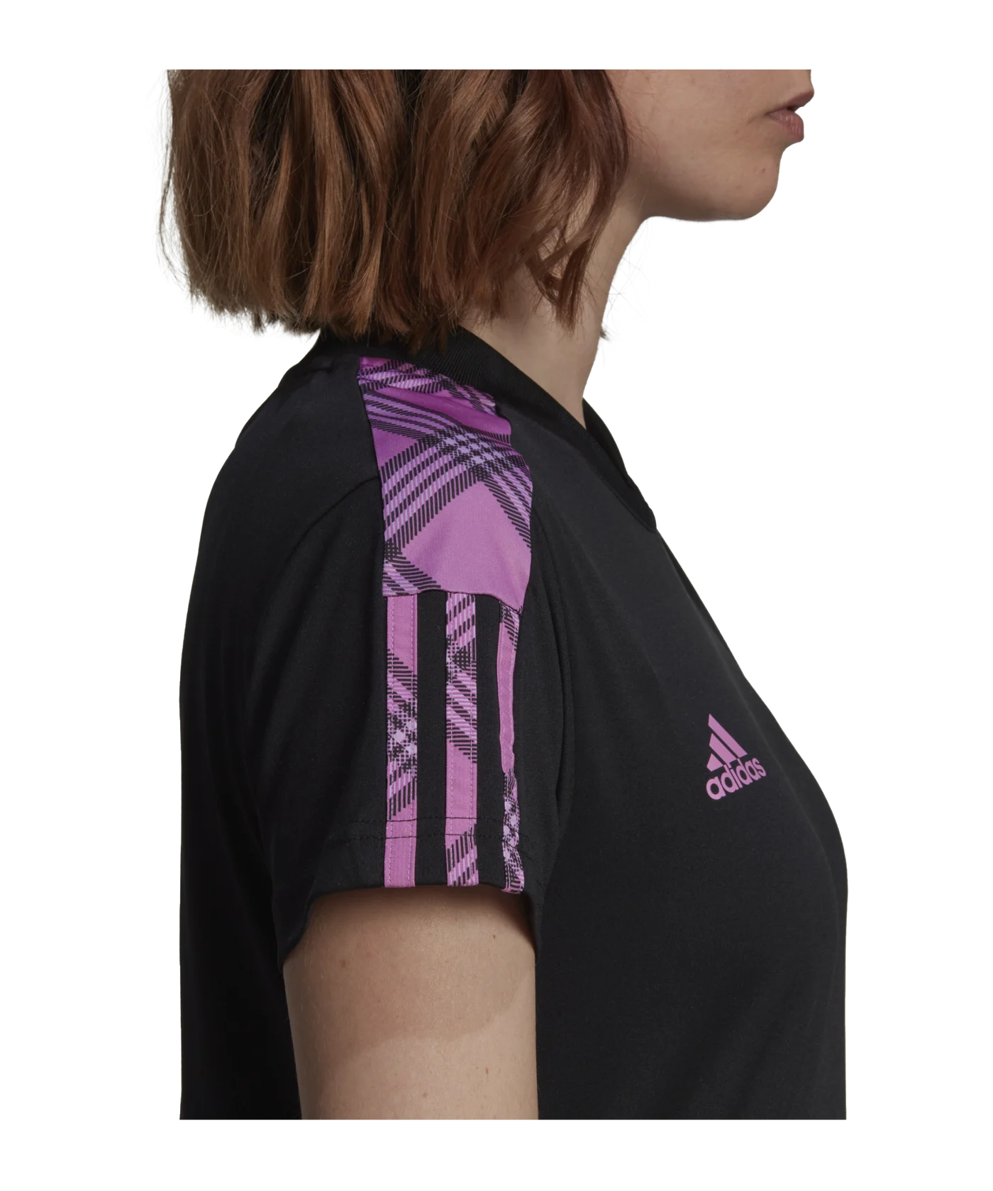 adidas Tiro Trainingsshirt Damen Schwarz Lila