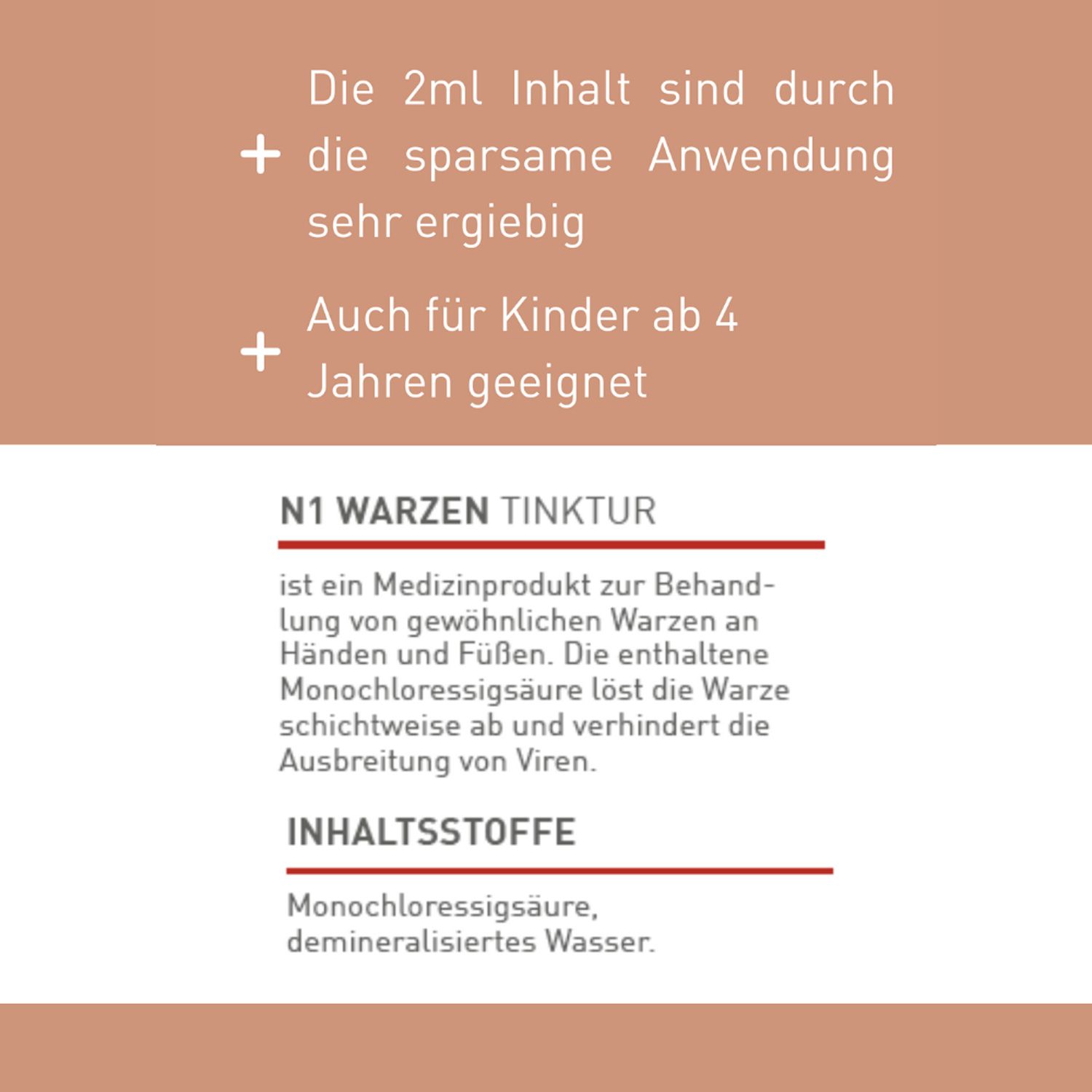 N1 Anti Warzen Tinktur – schnell & effektiv ab der ersten Anwendung