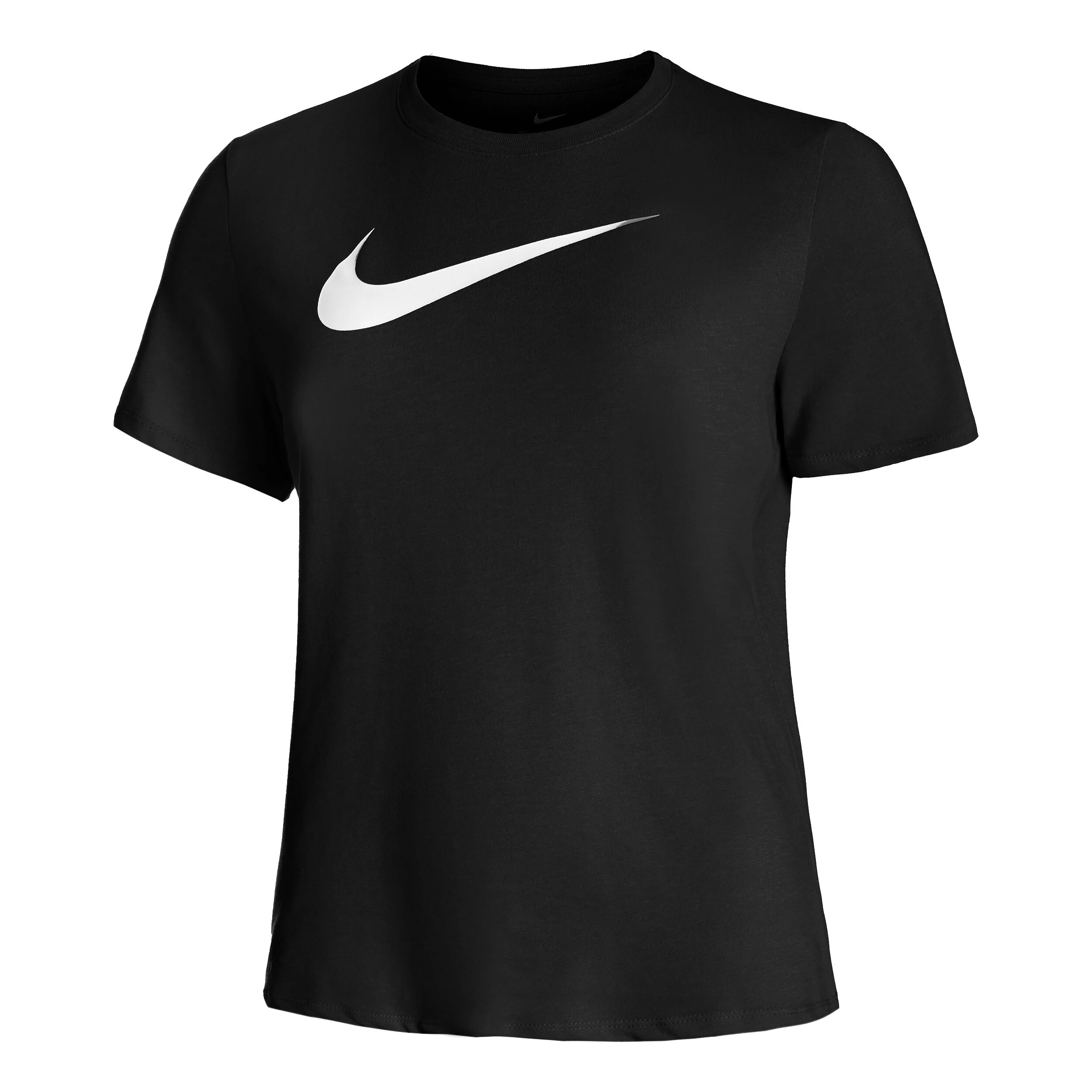 Nike Dri-Fit Swoosh T-shirt Femmes - Noir , Blanc