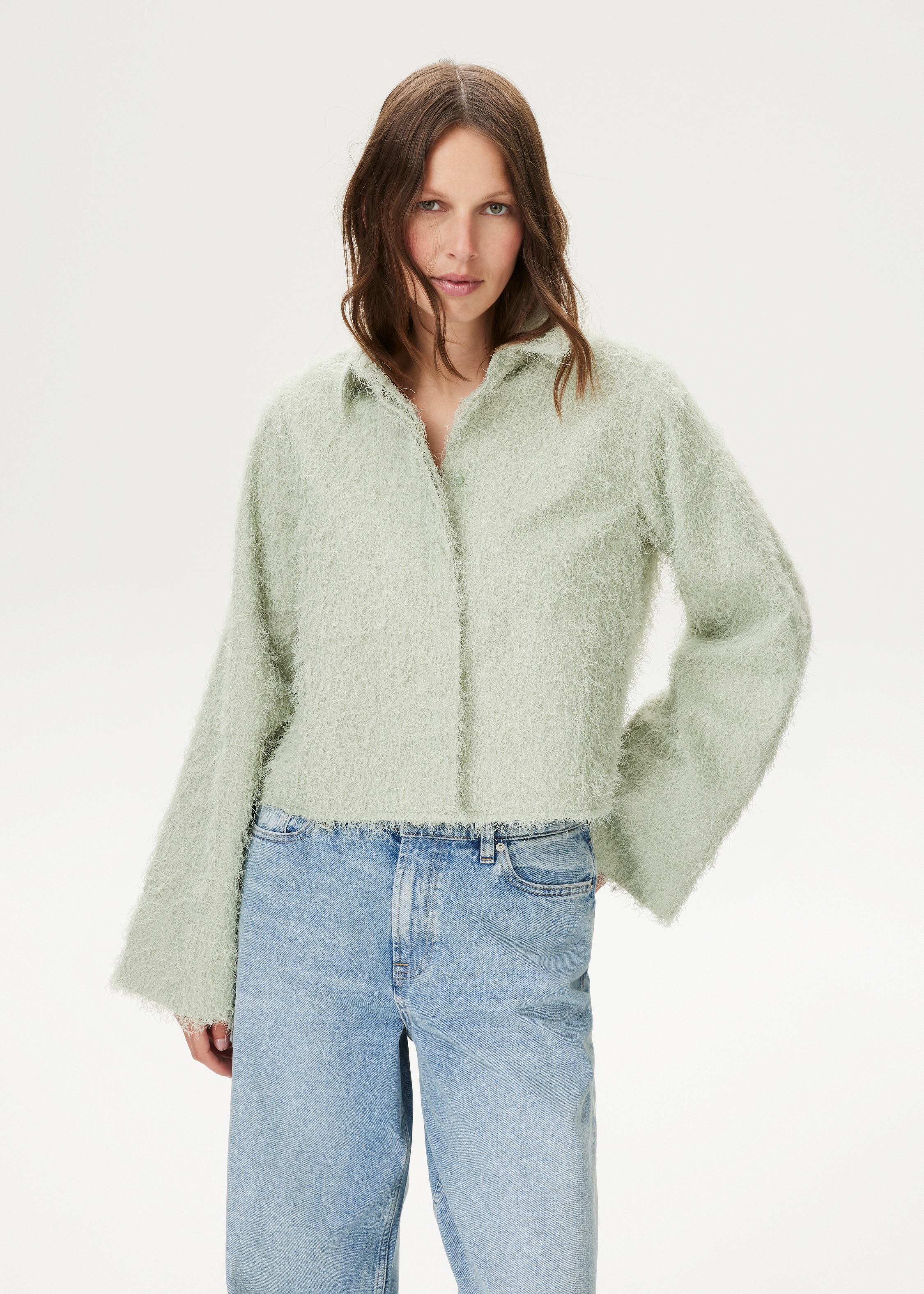 Gerafelde blouse