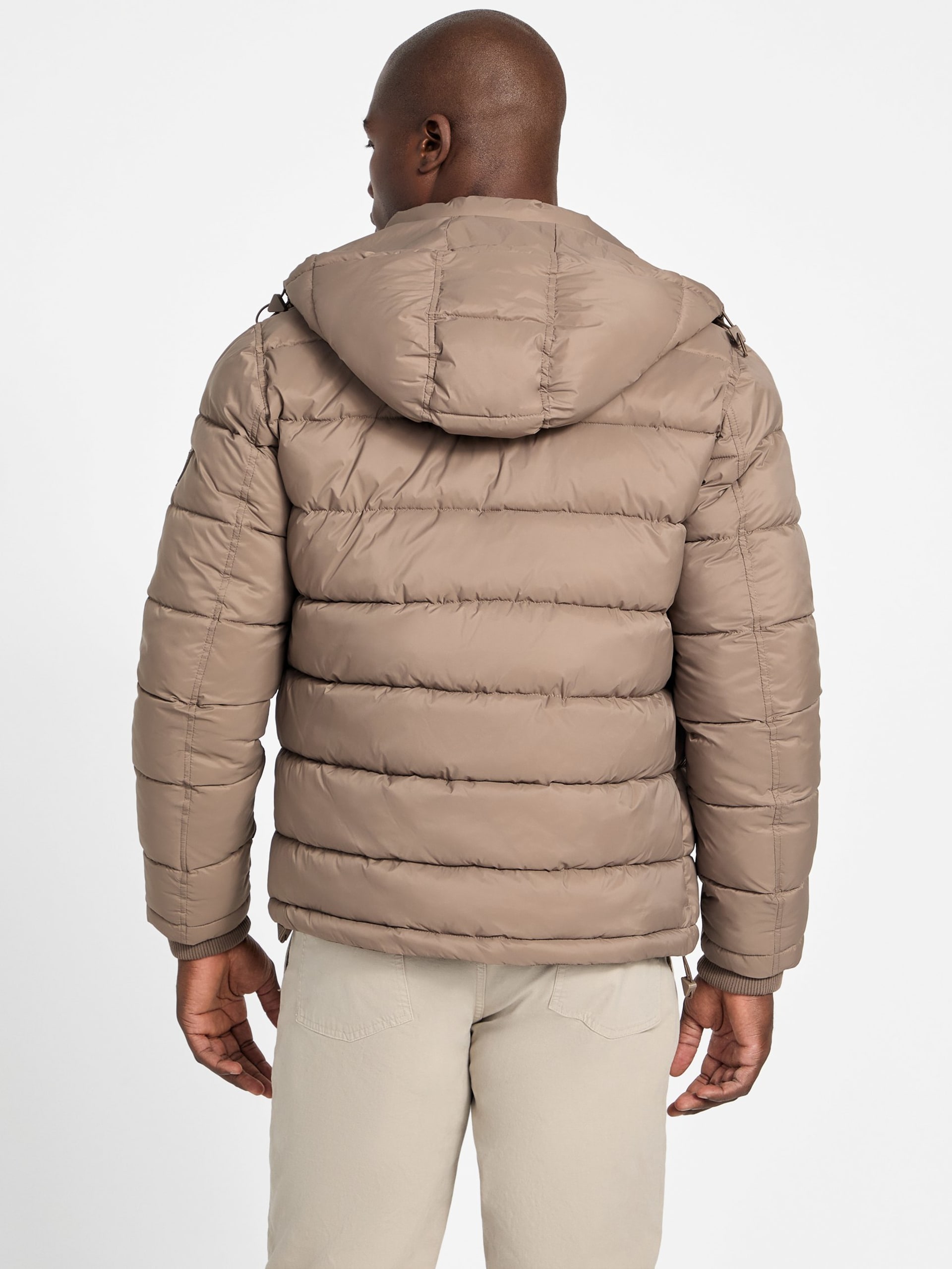 Jaqueta puffer de nylon fosco Glacier