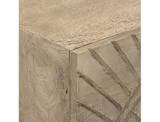 VIDAXL - Armoire de rangement Commode 55x30x76 cm bois massif de manguier et fer