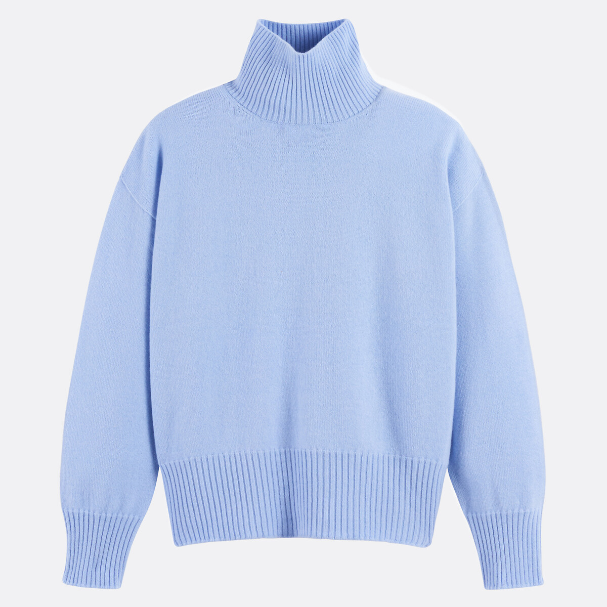 COLEÇÕES LA REDOUTE<br>Trui em lã e cashmere, fabricado na França