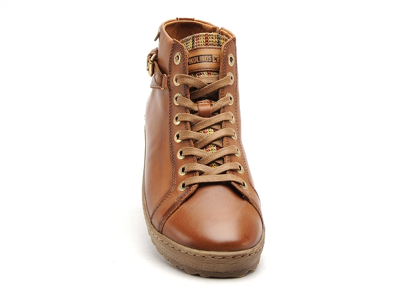 Pikolinos boots bottine plates femme 901 7312 marron
