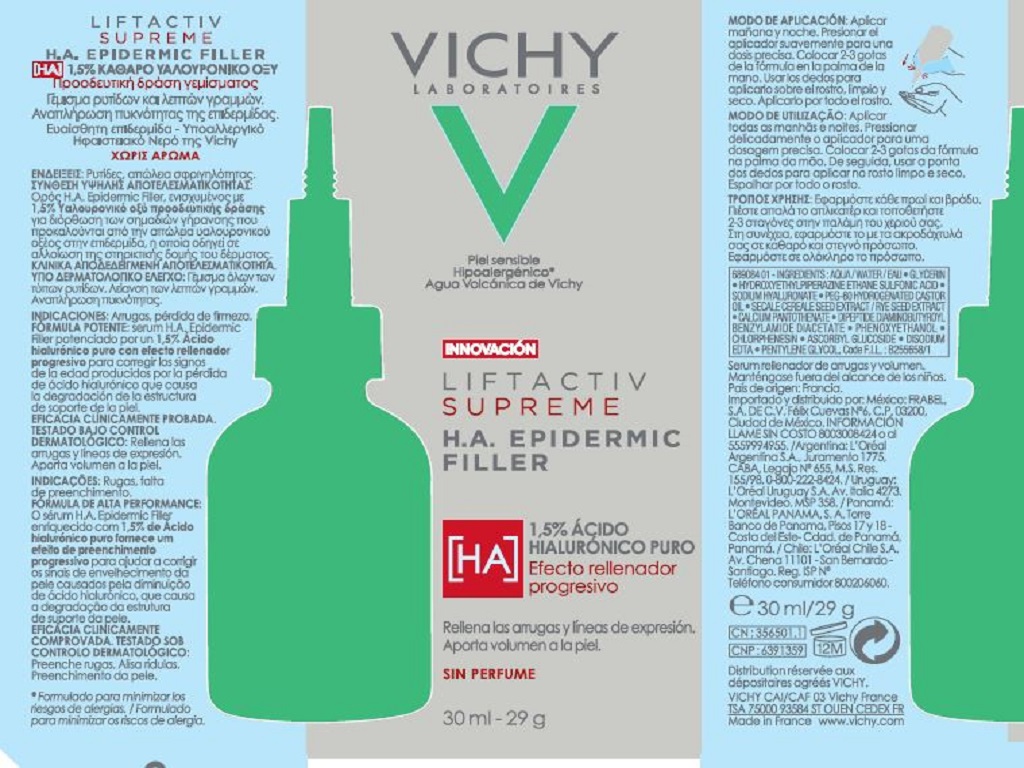 SERUM VICHY LIFTACTIV HA EPID FILLER 30ML