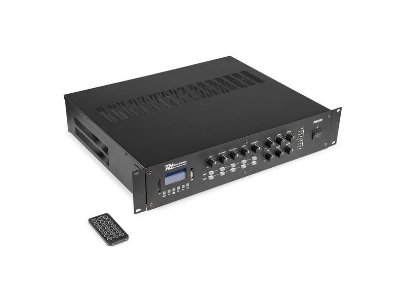 Power Dynamics Verstärker Pro PRM1202 2-Zonen Matrix-Verstärker mit 2x 120 Watt Leistung