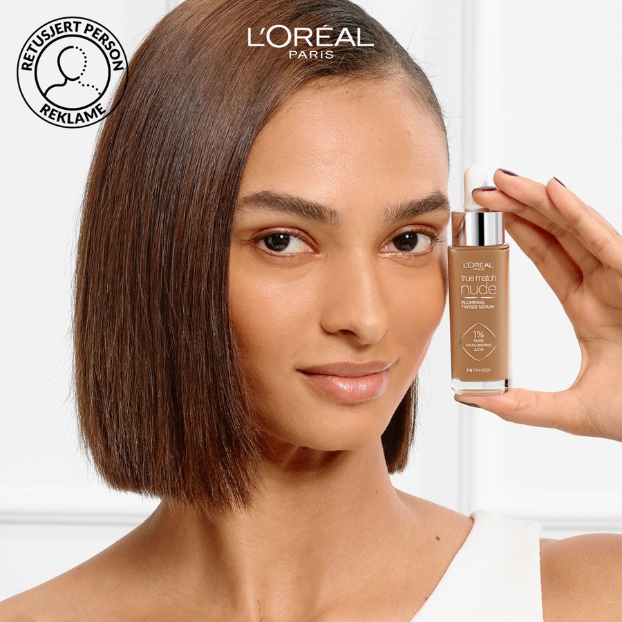 L'Oréal Paris True Match Nude Plumping Tinted Serum 7-8 Tan-Deep 30ml