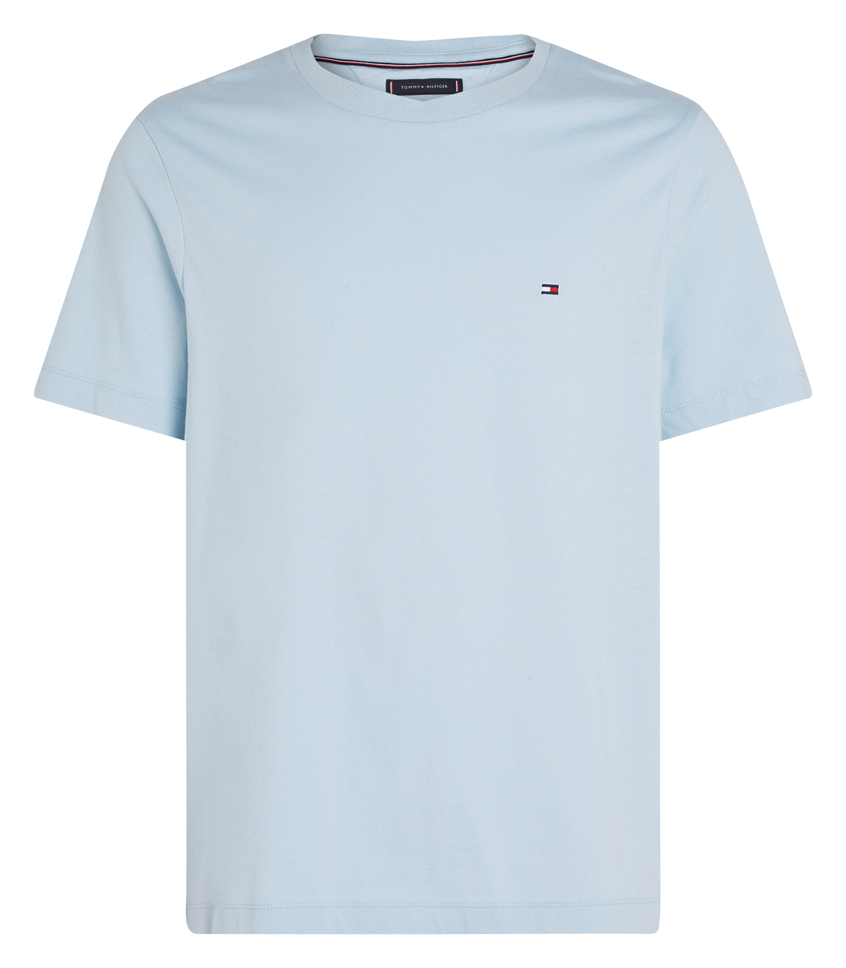 Tee-shirt à col rond en coton | Bleu