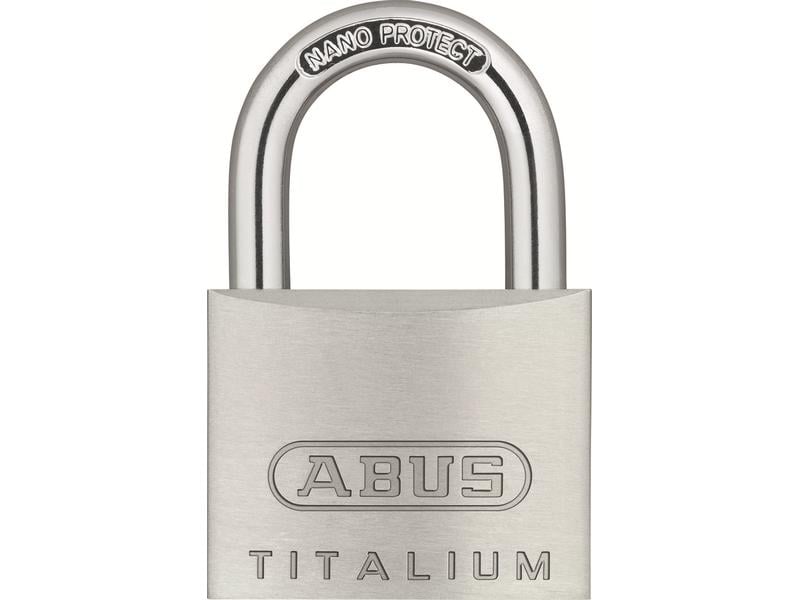 Abus Vorhängeschloss 64TI/40 Twins, 2 Stück Schloss