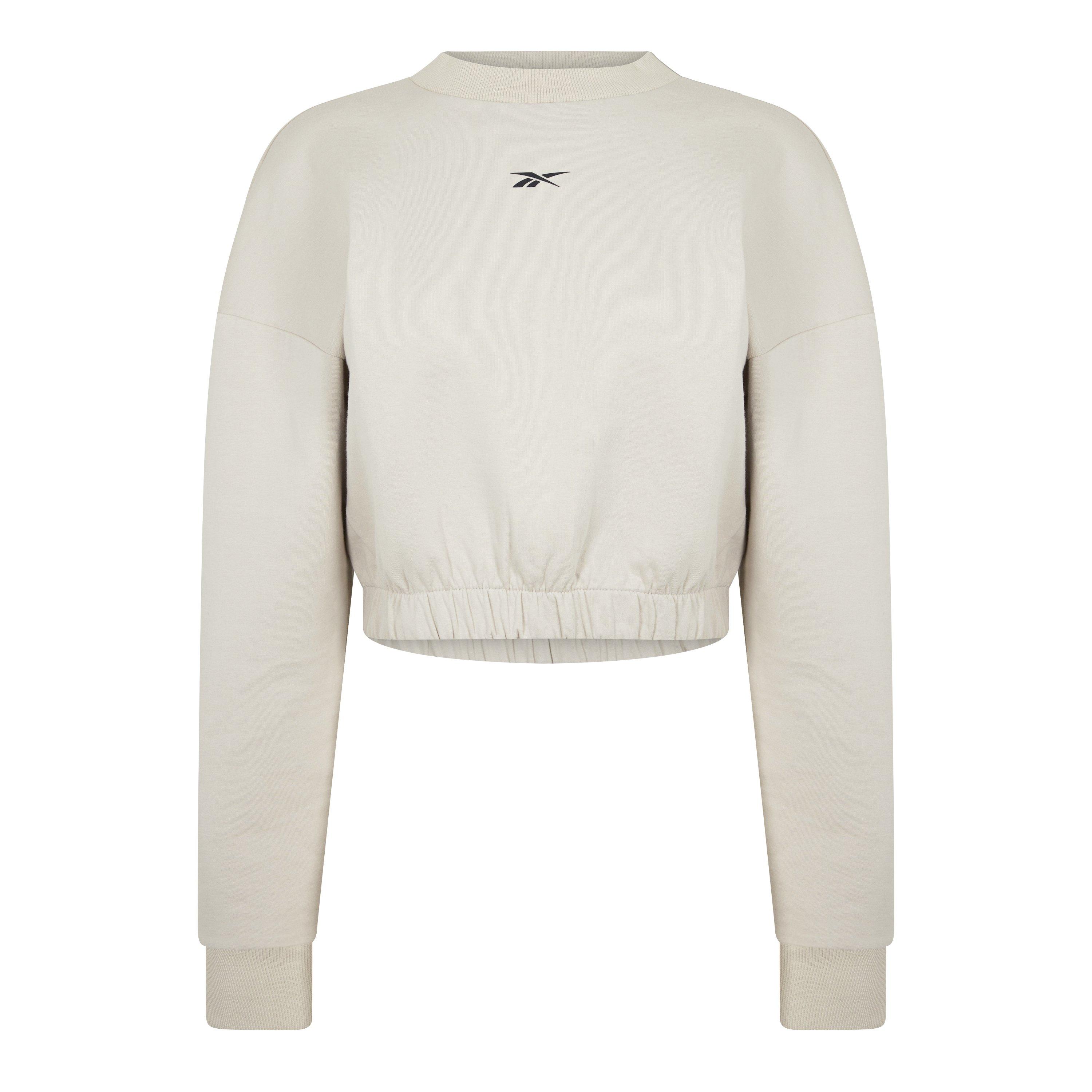 Reebok Dreamblend Cotton Midlayer Sweatshirt Womens Gym Top