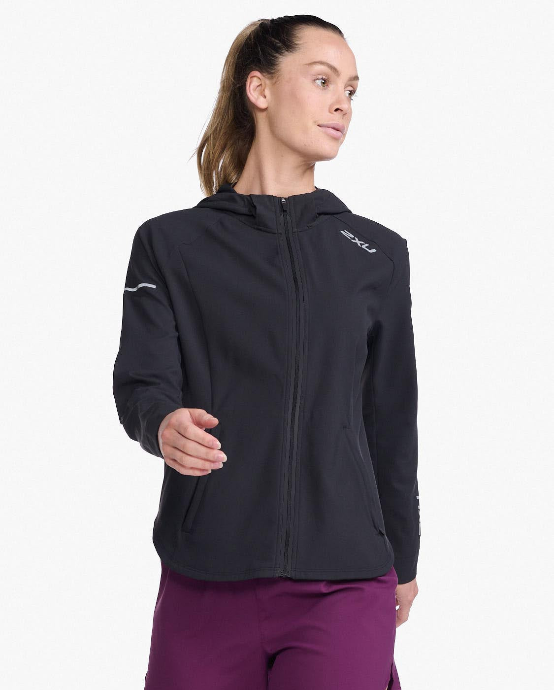 2XU Aero Jacket Black\Silver Reflective