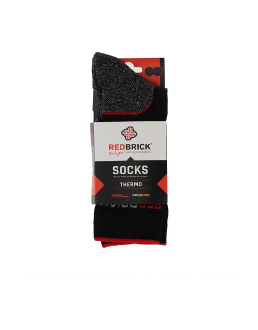 Redbrick Werksok Thermo Zwart - Sokken