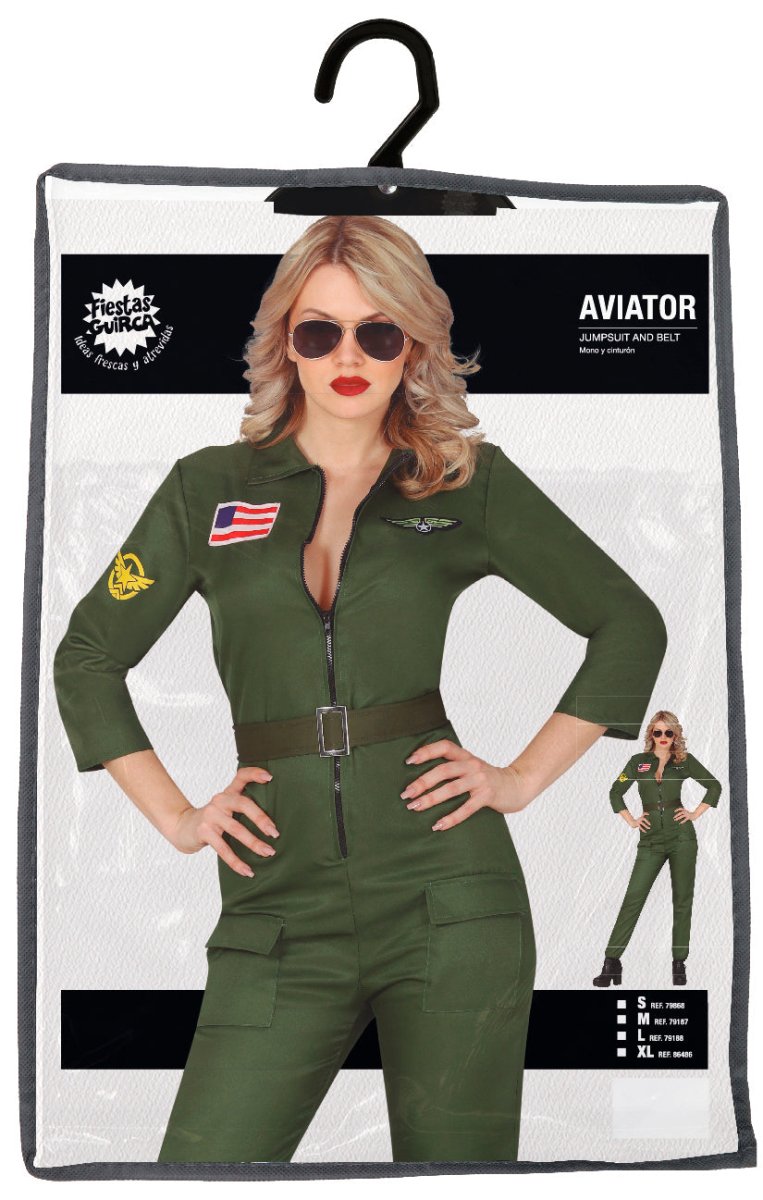 Piloot Kostuum Dames Top Gun