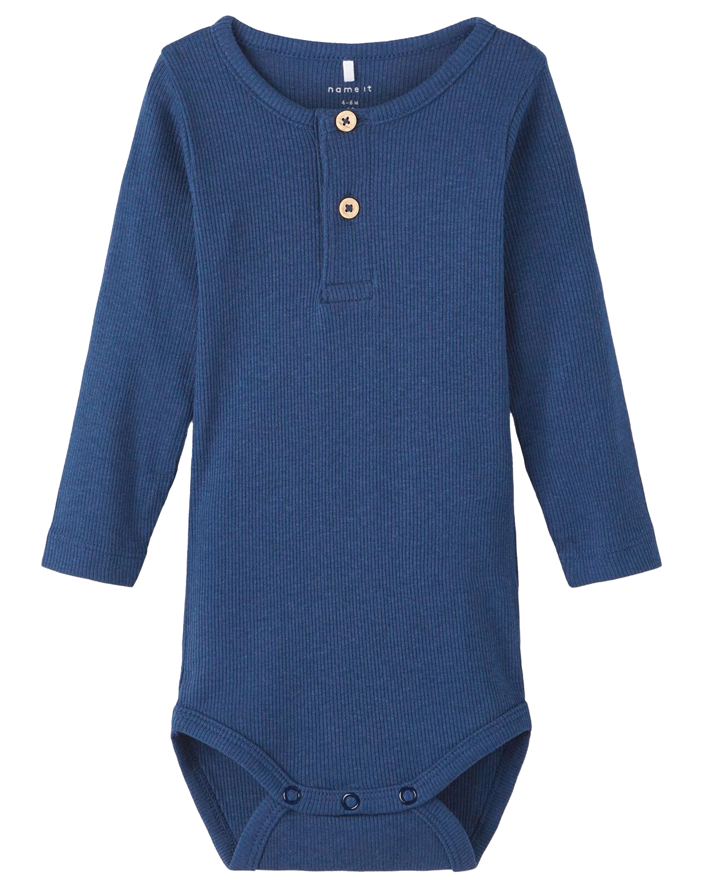 Langarmbody NBMKAB in bijou blue