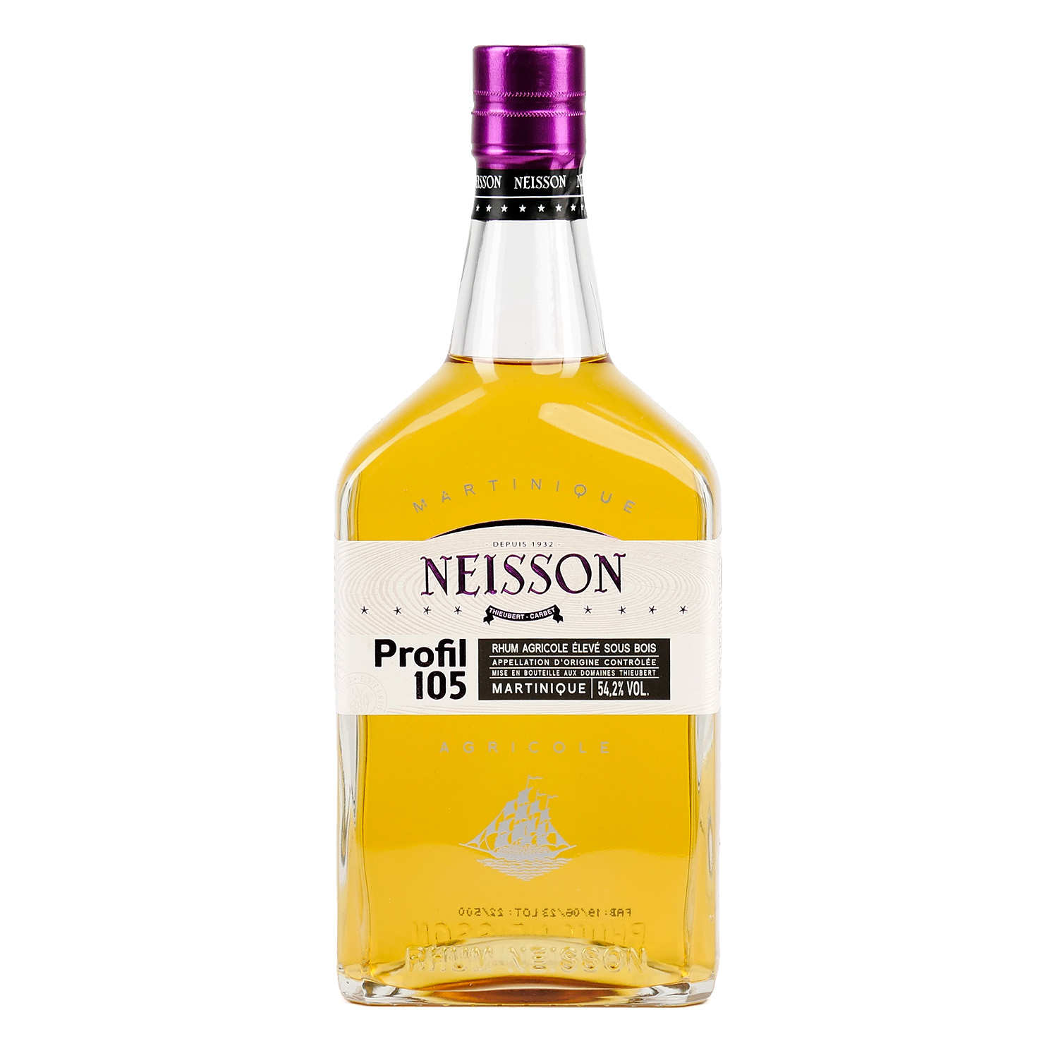 Neisson Profil 105 - Rhum agricole ambré de la Martinique 54.2%