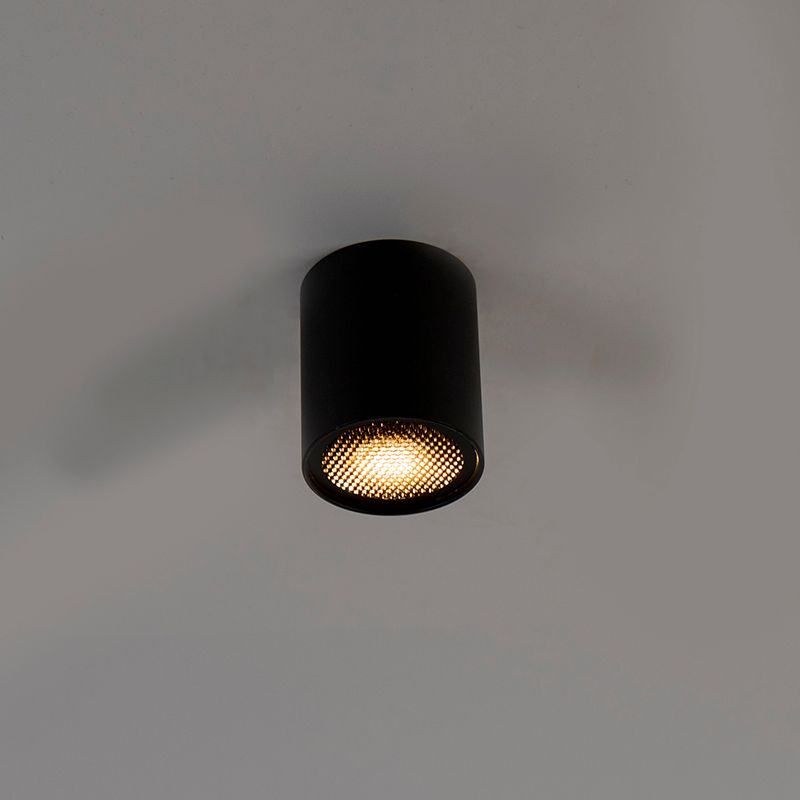 Design opbouwspot zwart GU10 50mm - Tubo Honey