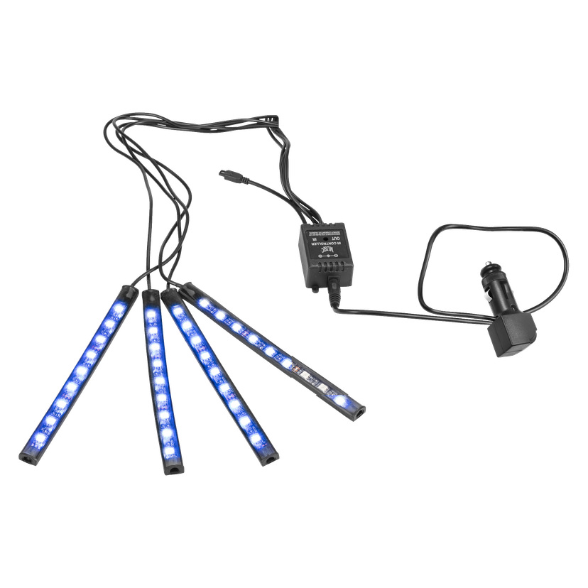 Musikkstyrt LED-list 4-pk 12 V