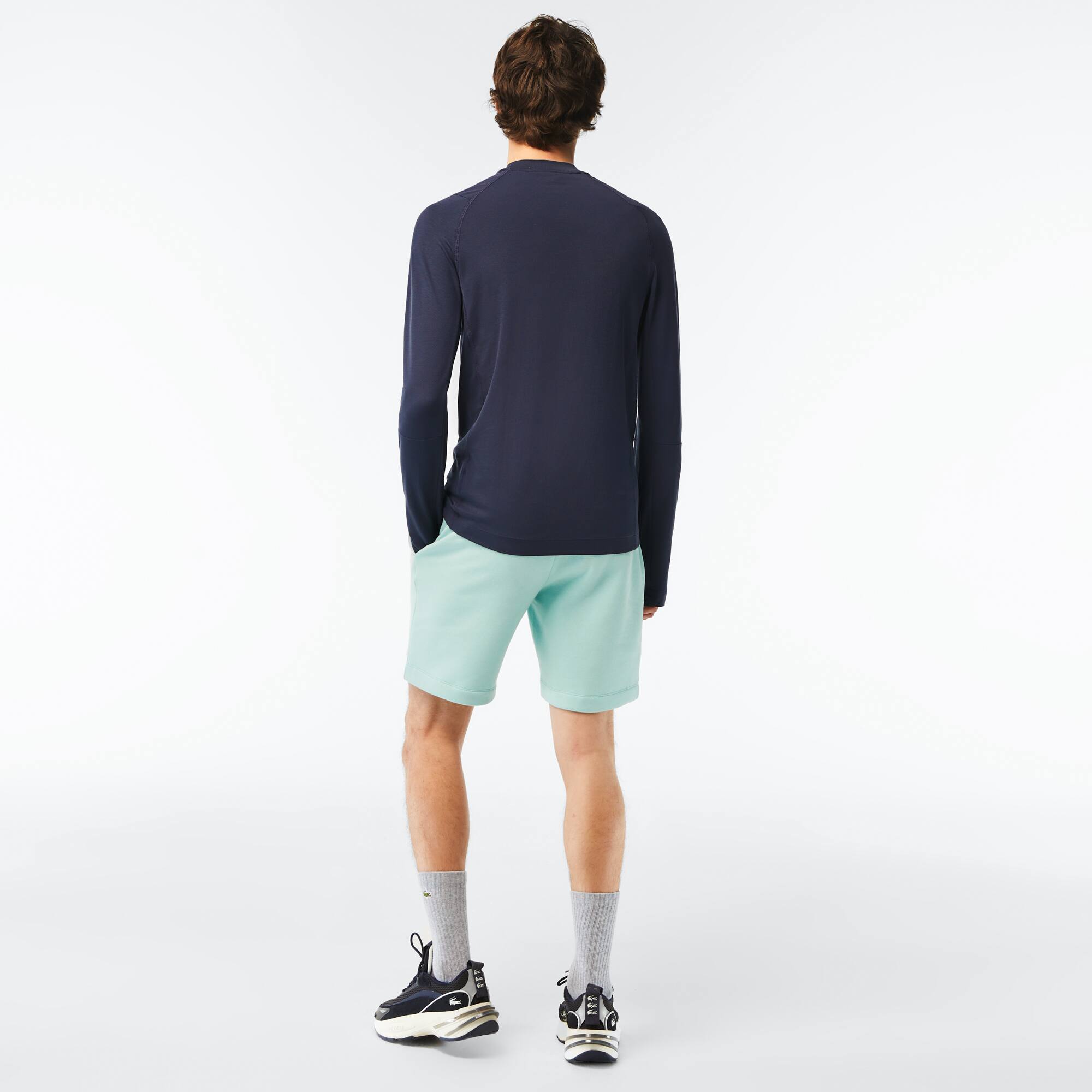 Short jogger en molleton Shorts - Vert - Lacoste - Homme