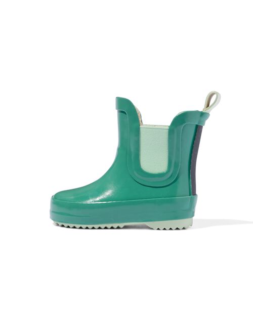 bottes de pluie bébé caoutchouc vert vert