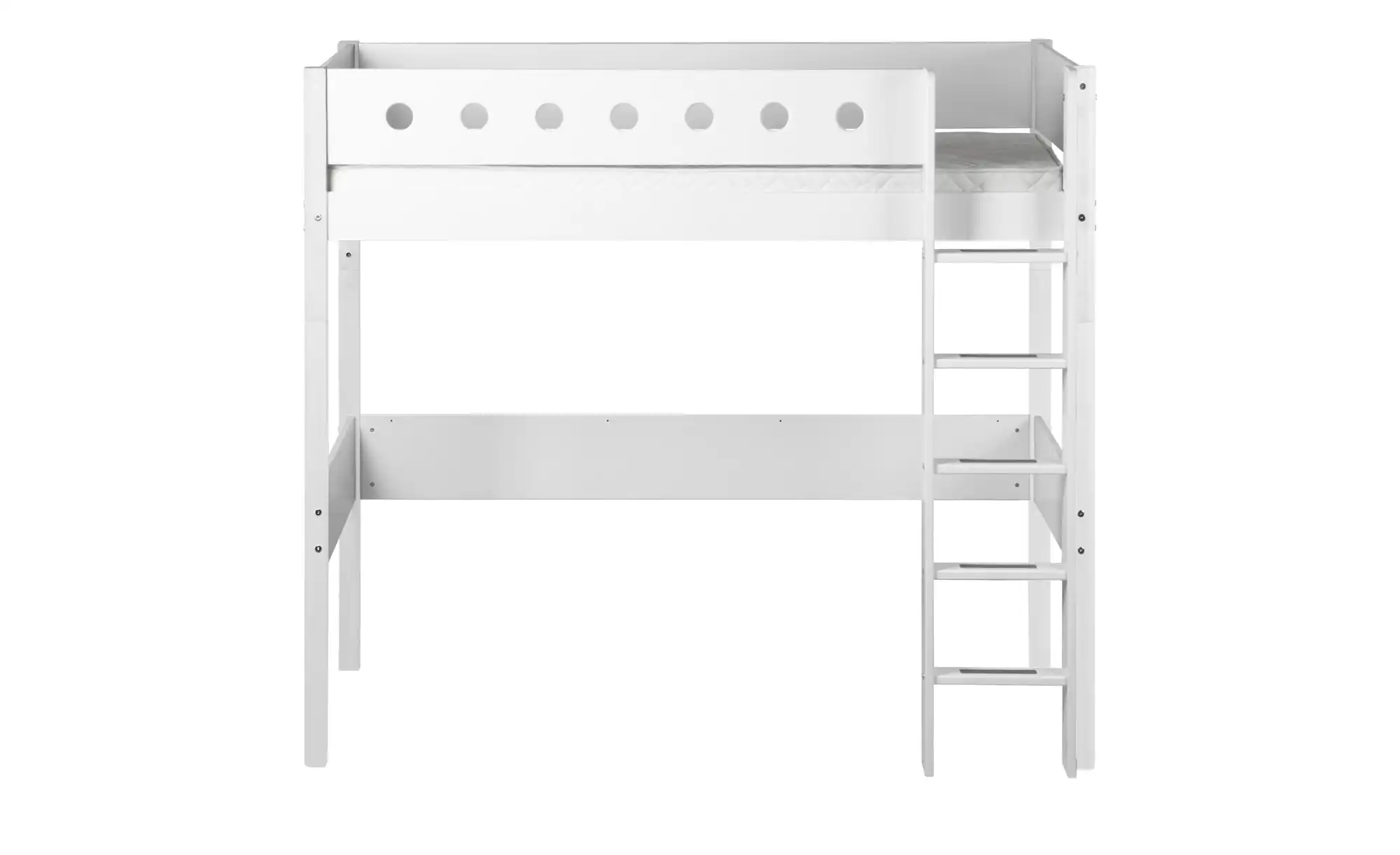 FLEXA Hochbett mit senkrechter Leiter Flexa White
