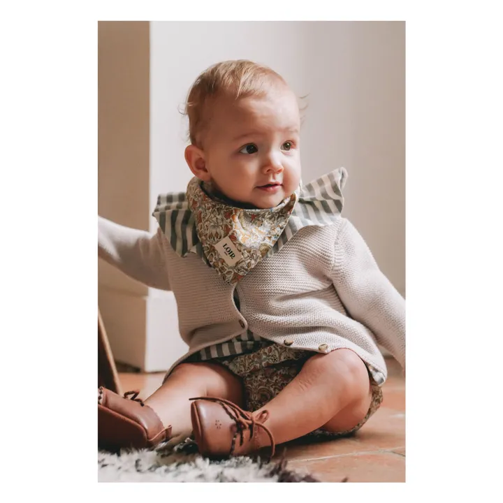 Loir Foulard Alfred Fleuri | Ecru