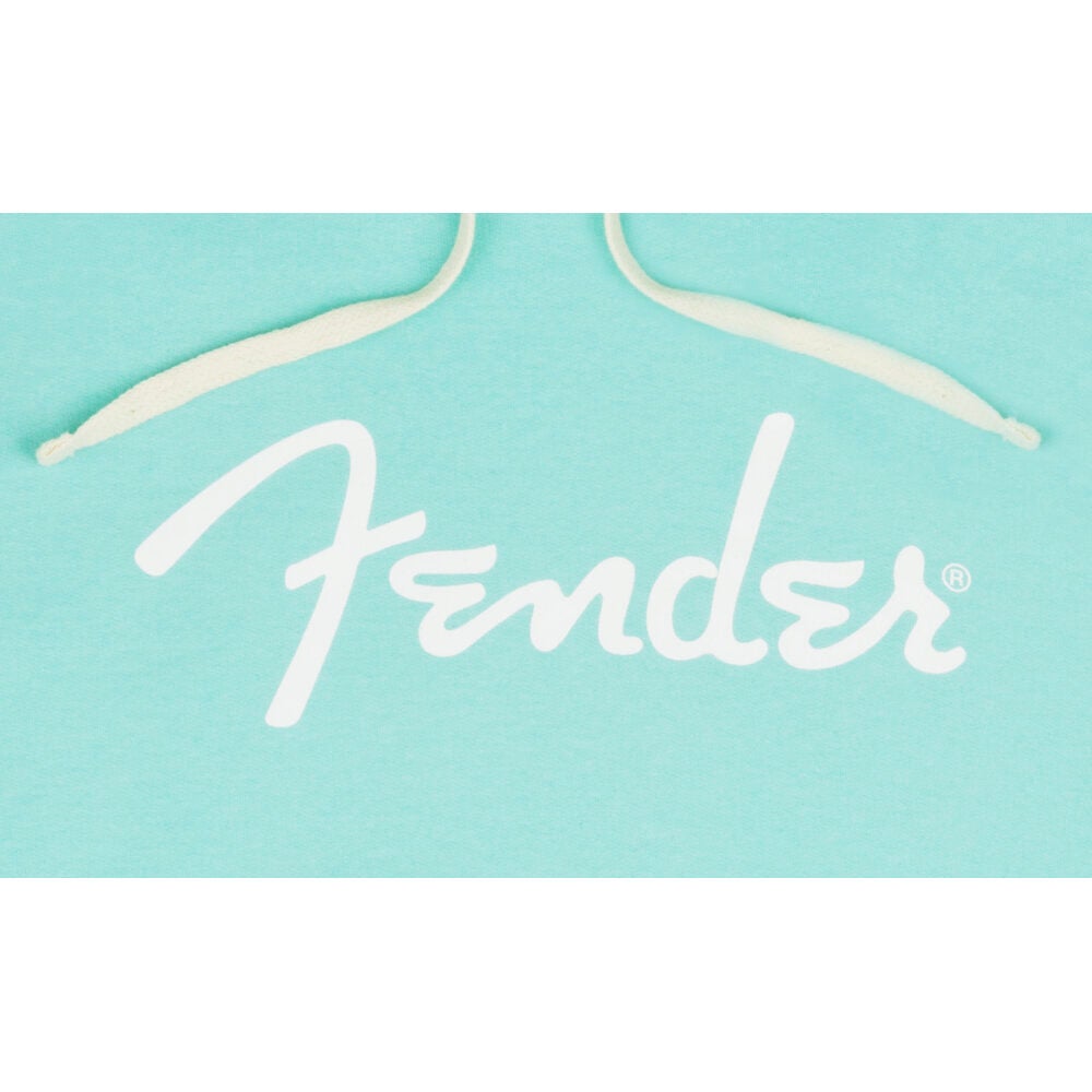 Fender Spaghetti Logo Hoodie Daphne Blue L