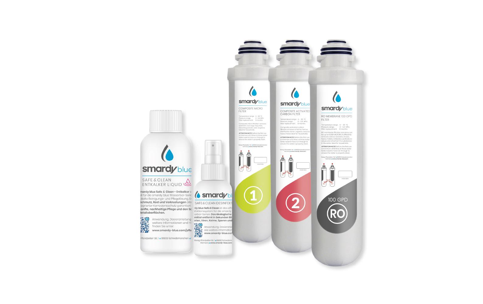 Kartusche Service-Set 2 für Wasserbar tata<br>Filterset für Wasserbar tata