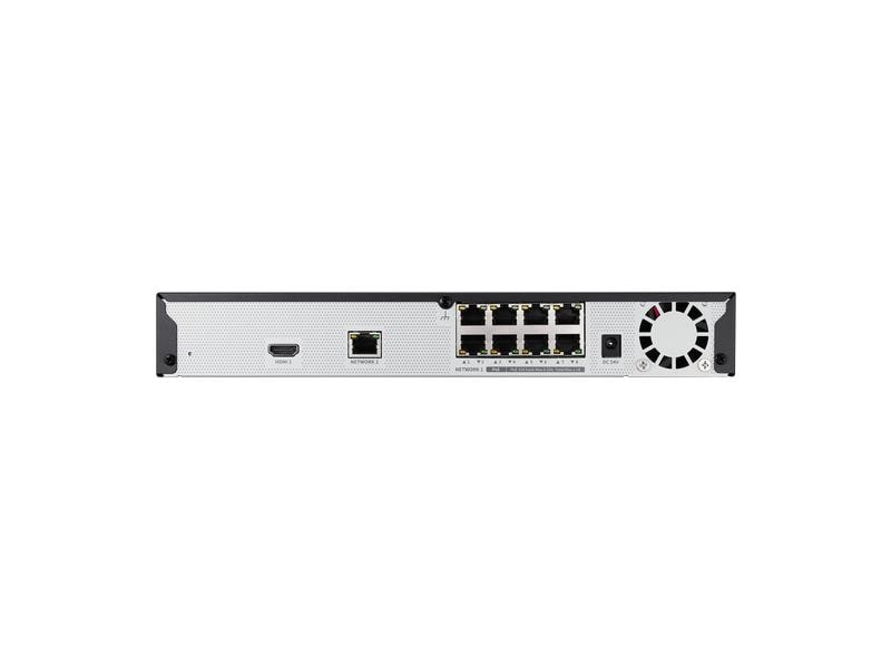 Hanwha Vision Netzwerkrekorder QRN-830S 0 TB, 8 Kanal 8 Kanal Netzwerkrekorder