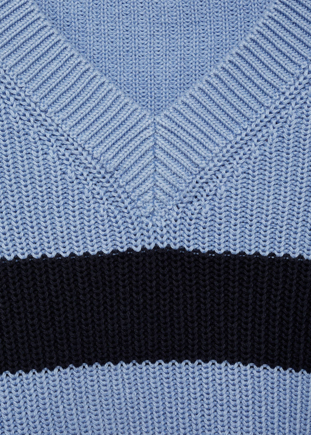 MANGO TEEN gestreepte trui middenblauw/donkerblauw