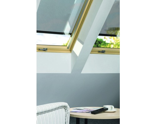FAKRO AMZ Z-Wave elektrisch horrengaas, grafietgrijs, 55x78 cm (01)