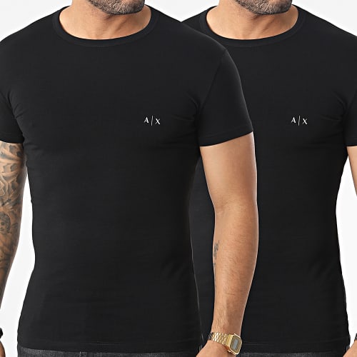 Lot de 2 Tee Shirts 956005-CC282 Noir