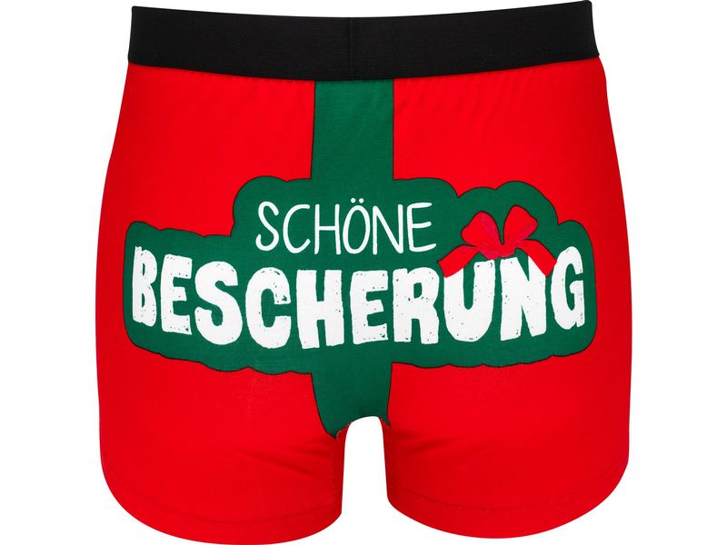 Sheepworld Boxershorts Schöne Bescherung Grösse M/L Männer-Zauberunterhose